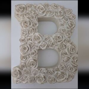Floral Decorative Letter B
